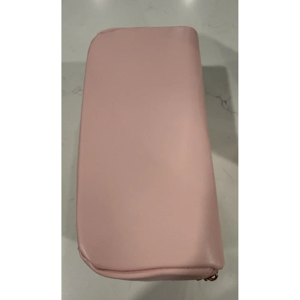 The Wedding Shop Pink Travel Cosmetic Bag Makeup‎ Case and 20 oz. tumbler NEW